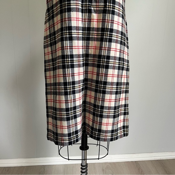 Vintage Pendleton 100% Wool‎ Dress Size 16 Preppy Academia Grunge Mod Lined - Picture 4 of 15